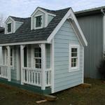 We built, donated and delivered this children's playhouse for the Greenville hospital's charity fund raising event.